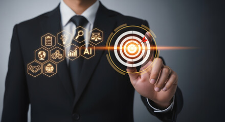 Business Strategy with AI Target Concept