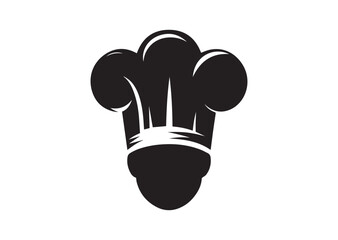 Chef hat Silhouette Vector Illustration