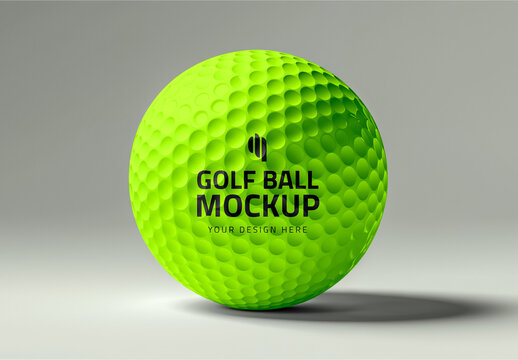 Golf Ball Mockup