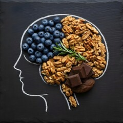 Obraz premium Boost Brainpower Delicious Foods for Cognitive Health