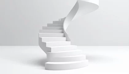 Acrylglasbilder Treppen Abstract Spiral Staircase Design  © emkos