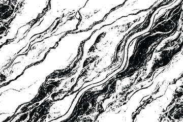 Abstract monochrome image showing a high contrast pattern of black and white shapes and lines grunge.