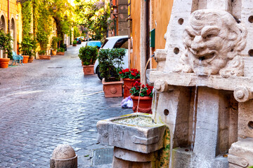 Via Margutta and the Fontana delle Arti