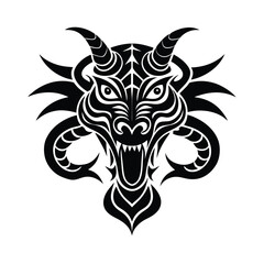 makara tribal tattoo style