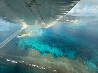 aerial view of cruise ship