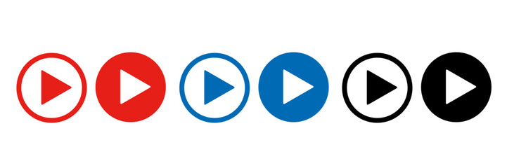 動画　再生　ボタン　アイコンセット