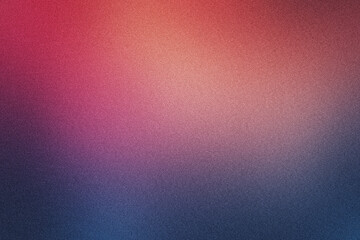 Obraz premium Abstract grainy gradient background in red and blue. Noise texture. background design. colorful background for design. banner, poster.