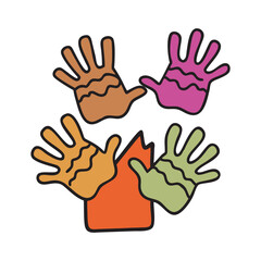 Kids Playing Football Match On Green Field