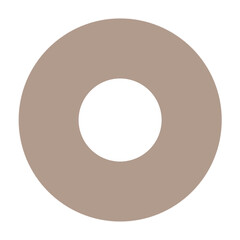 Modern Circle Shape Element. Flat element isolated on transparent background. 