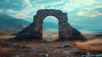 ruins of the ancient roman ruins