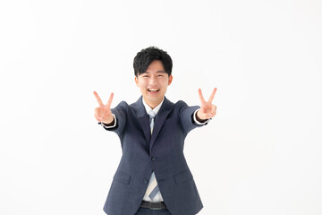スーツ　男性　
