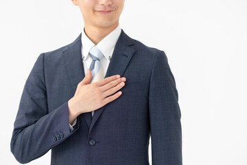 スーツ　男性　