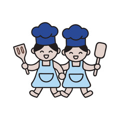 Kids Enjoying Pretend Cooking Activity Together