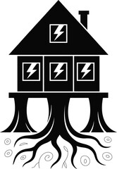 vector illustration of a house