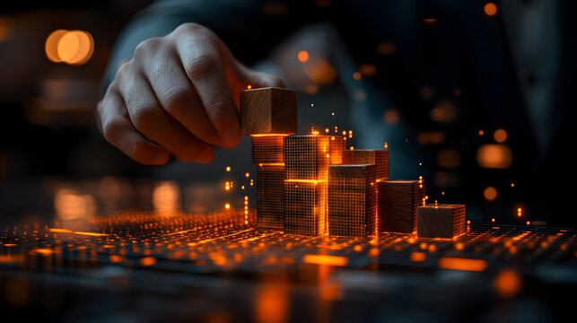 Illustration depicting business agility through smart strategic planning, flexible management practices, and adaptability within a dynamic corporate environment 87120884 2