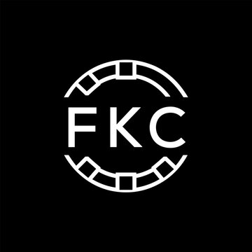 FKC &ldquo;Modern FVA Monogram Logo Design,  FKC Later Logo , Sleek Minimalist Letter mark in Circle, High-Contrast Branding Concept&rdquo;
