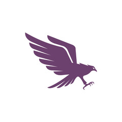eagle abstract logo modern style