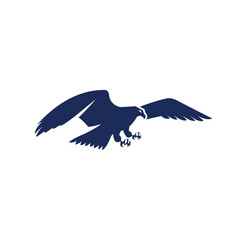 eagle abstract logo modern style