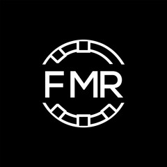 FMR “Modern FVA Monogram Logo Design,  FMR Later Logo , Sleek Minimalist Letter mark in Circle, High-Contrast Branding Concept”
