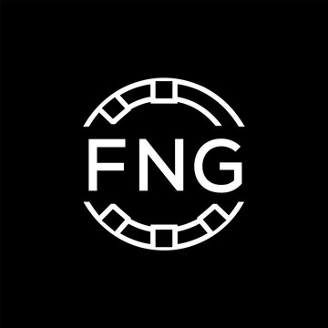 FNG &ldquo;Modern FVA Monogram Logo Design,  FNG Later Logo , Sleek Minimalist Letter mark in Circle, High-Contrast Branding Concept&rdquo;
