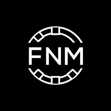 FNM &ldquo;Modern FVA Monogram Logo Design,  FNM Later Logo , Sleek Minimalist Letter mark in Circle, High-Contrast Branding Concept&rdquo;
