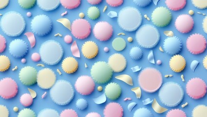 seamless image of colorful abstract soap in pastel, tileable, perfect for digital decorations, PowerPoint, and background