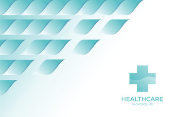 Blue healthcare and medical science background Free Vector
