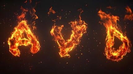 Professional Fire Font Collection for Creative Design Projects