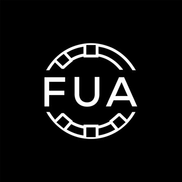 FUA &ldquo;Modern FVA Monogram Logo Design,  FUA Later Logo , Sleek Minimalist Letter mark in Circle, High-Contrast Branding Concept&rdquo;
