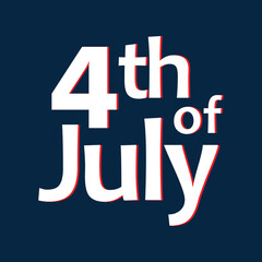 4th of July Patriotic Celebration Poster