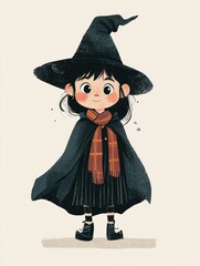 magic character, cute illustration 
