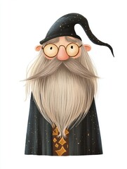 magic character, cute illustration