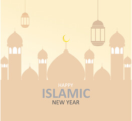 Happy Islamic New Year. For Islamic background