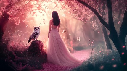 Elegant Lady in Mysterious Luxury Dress - Professional Fashion Photography