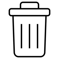 delete, remove, trash, bin, erase icon