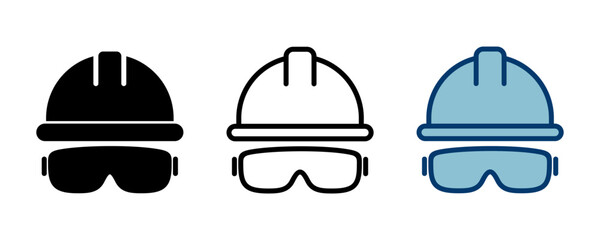 Helmet icon vector isolated on white background. Motorcycle helmets. Racing helmet. construction helmet icon. Safety helmet