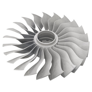 Turbofan engine impeller