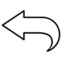 undo, back, left, previous icon