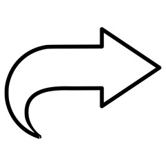 redo, forward button icon vector
