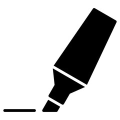 highlight, highlighter, marker, underline icon