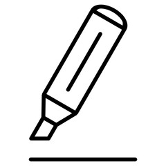 highlight, highlighter, marker, underline icon
