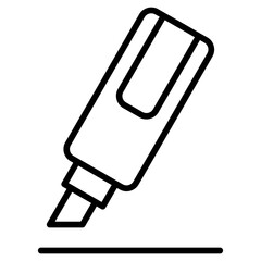 highlight, highlighter, marker, underline icon