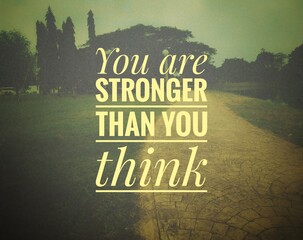 Powerful motivational quote about inner strength and resilience. Encourages self-belief during...