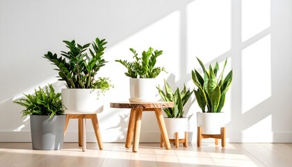 Snake plant aloe and ivy displayed high resolution photo