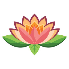 Obraz premium Serene Lotus Flower Graphics