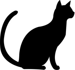 ねこ シルエット ベクター	
