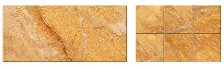 Fototapeta premium Natural Stone Tiles With Warm Earthy Tones For Interior Design Projects 