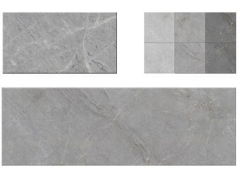 Elegant Grey Stone Effect Porcelain Tiles for Modern Interiors and Exteriors	