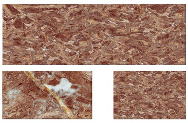 Richly Veined Earth Toned Marble Effect Ceramic Tile for Elegant Interior Design	