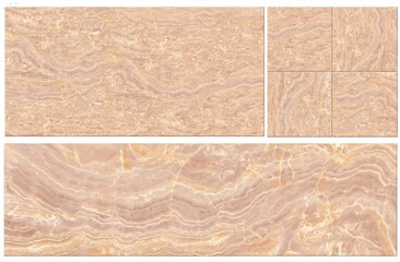 Beautiful Beige Marble Effect Ceramic Wall Floor Tiles With Natural Stone Texture and Organic Patterns for Modern Interior Design	